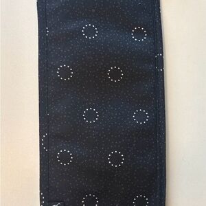 Thirty-One Black & White Circles Flat Iron Curling Iron Heat Tool Travel Case